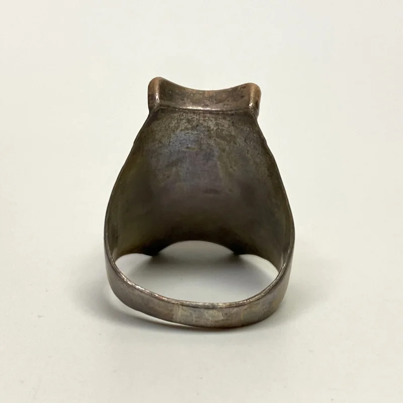 Vintage Turquoise Silver Ring Size 11 Vintage Turquoise Silver Ring Size 11