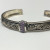 Lyric Sterling Silver 925 & 18k Gold Cuff Bracelet with Purple Stones, 6in Wrist Lyric Sterling Silver 925 & 18k Gold Cuff Bracelet with Purple Stones, 6in Wrist