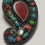 Vintage Multi Colored Turquoise & Coral GEM Woman's Pendent Vintage Multi Colored Turquoise & Coral GEM Woman's Pendent