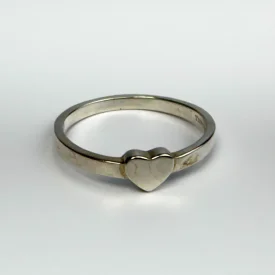 Tiffany & Co. Sterling Silver Paloma Picasso Modern Heart Ring Size 6.5