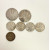 Uruguay Silver 20 CENT Coins, 1930, 1942, 1954
