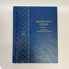 Complete Album #9587 Roosevelt Dimes 1946- including proof-only issues, 78 coins