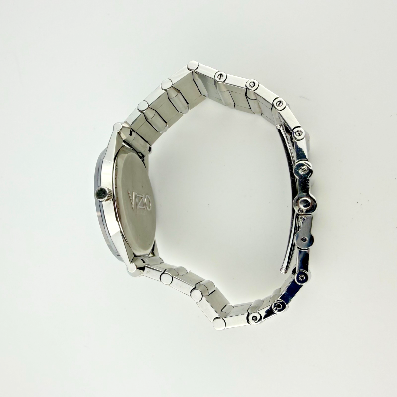 Movado Stainless Steel 38mm Black Dial Diamond Markers Men's Watch Bracelet