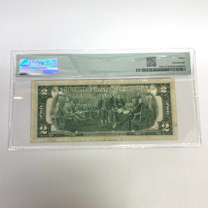 Fr 1935-B* (B* Block) $2 1976 FRN New York PMG 30 Fr 1935-B* (B* Block) $2 1976 FRN New York PMG 30