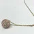 SWAROVSKI CRYSAL BALL Pendant Necklace 18"