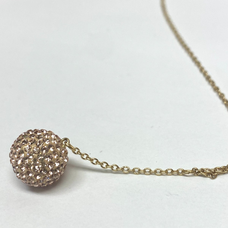 SWAROVSKI CRYSAL BALL Pendant Necklace 18" SWAROVSKI CRYSAL BALL Pendant Necklace 18"
