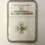 1874 1/7 Gold 25 Cent Octagonal Liberty NGC XF 40, BG-776