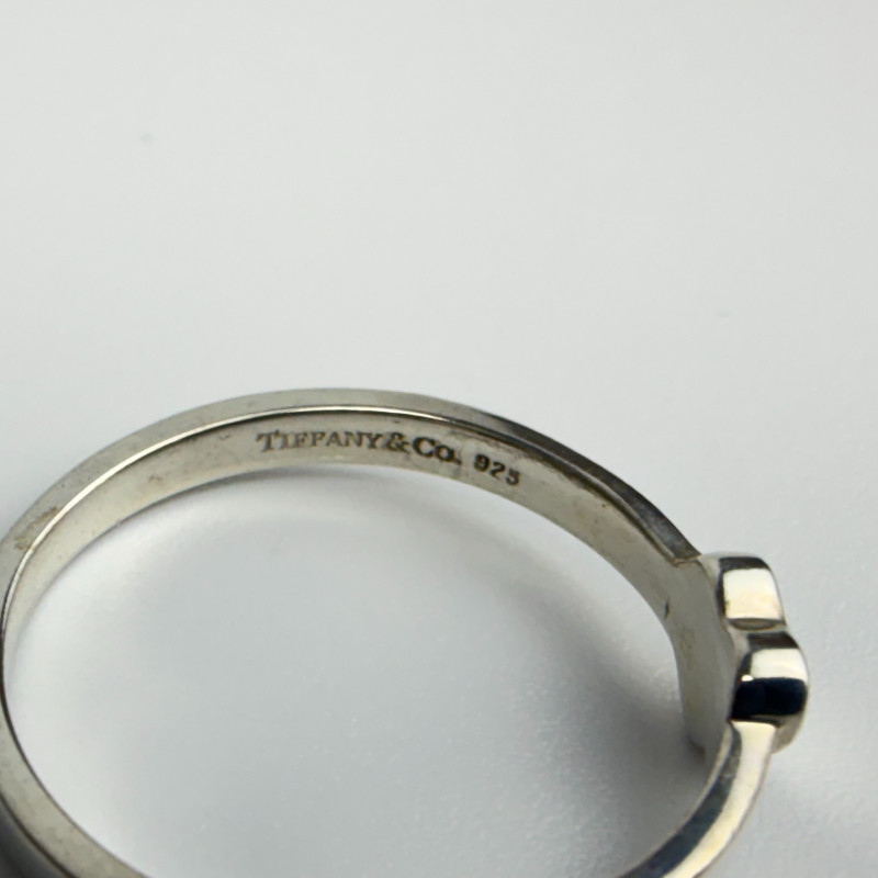 Tiffany & Co. Sterling Silver Paloma Picasso Modern Heart Ring Size 6.5