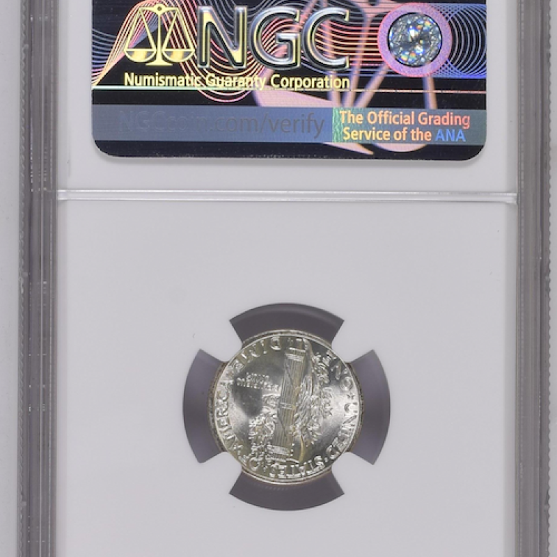 NGC MS 65, 1942 MERCURY DIME 10C 