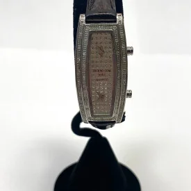 TECHNO COM BY KC Diamond Watch Japan Unusual Shape Pink Ladies Watch