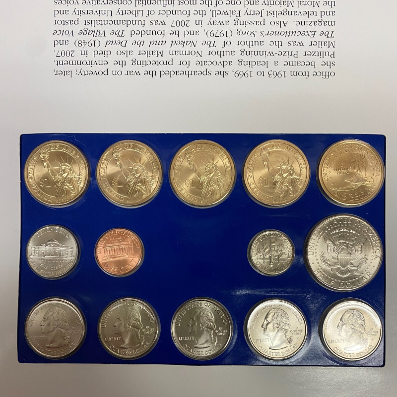 2007 P Uncirculated Mint Set Postal Commemorative Society Coin & Stamps 2007 P Uncirculated Mint Set Postal Commemorative Society Coin & Stamps