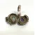 Joy Jade and White Sapphires Sterling Silver Shape Dragon Ring