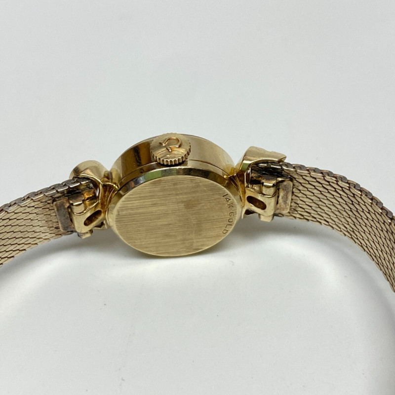 Vintage Omega Ladies Wrist Watch 14K Gold, 10K GF Band WORKING -17 Jewels Vintage Omega Ladies Wrist Watch 14K Gold, 10K GF Band WORKING -17 Jewels