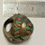 Beautiful Pink & Green Colored Sterling Silver Size 11 Ring Beautiful Pink & Green Colored Sterling Silver Size 11 Ring