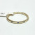 Shashi Gold Tone Blue Stone Thin Ring Size 8