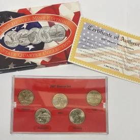 2007 Denver Mint Edition. State Quarters. Uncirculated.