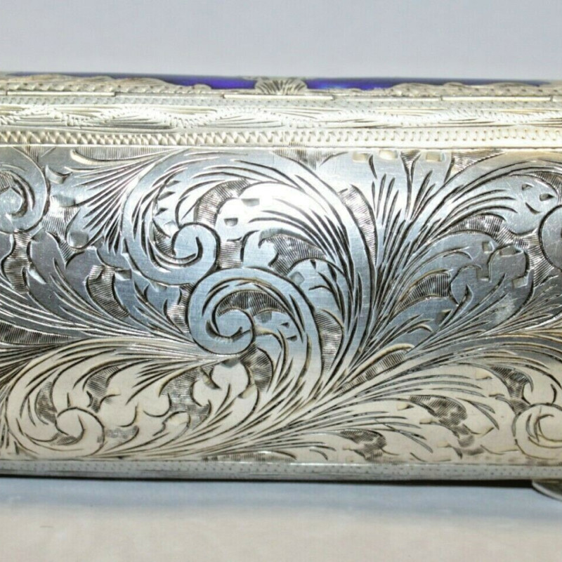Antique Multi Colored Romeo & Juliet Sitting By Tree Open Box Sterling Silver Antique Multi Colored Romeo & Juliet Sitting By Tree Open Box Sterling Silver