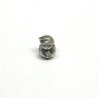 Sterling Silver Little Boy with flower Symbol Screw-on Bead for Charm Bracelets