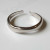 Shashi Sterling Silver Curvy Round Shaped Womans Ring Size 7 Shashi Sterling Silver Curvy Round Shaped Womans Ring Size 7