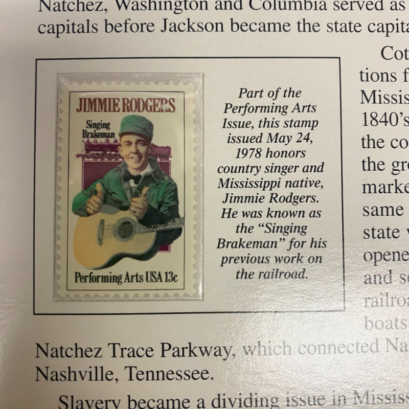 2002 P & D QUARTER COINS MISSISSIPPI STATEHOOD & STAMPS COLLECTION