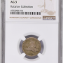 NGC AG 3, FLYING EAGLE CENTS 1857 EAGLE 1C