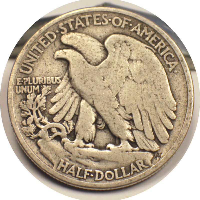 1943 Liberty Walking Half Dollar Silver Coin #010 1943 Liberty Walking Half Dollar Silver Coin #010