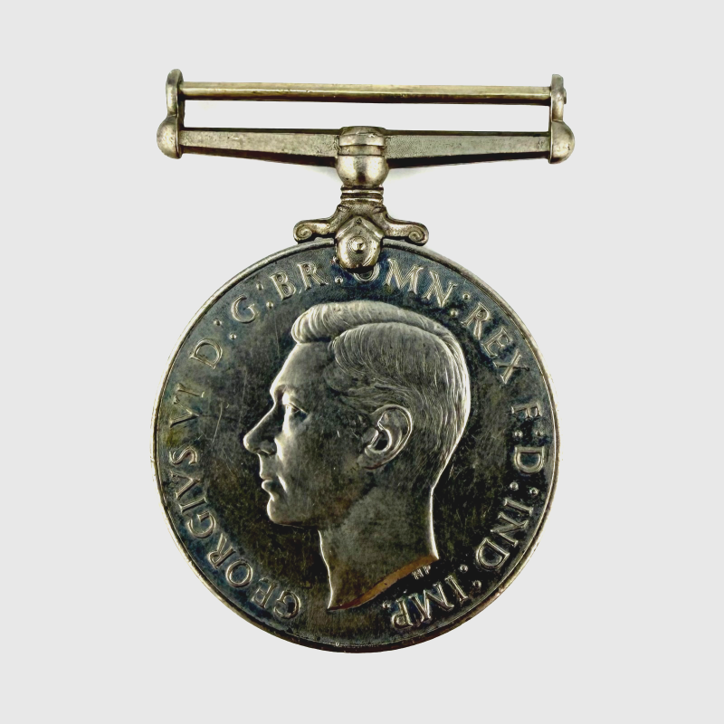 WWII British Defence Medal 1939–1945 – King George VI – Original World War II