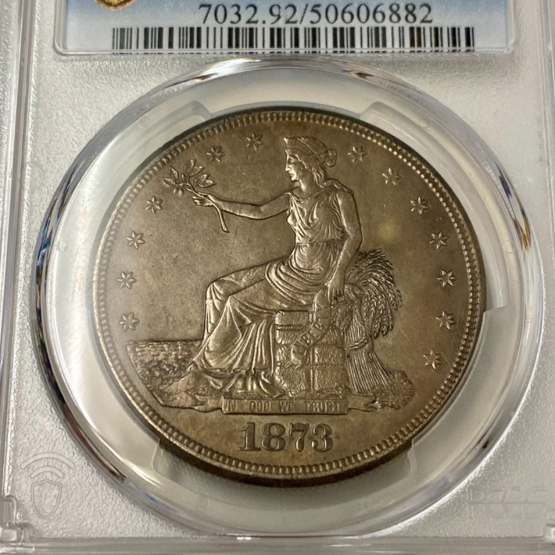 1873 CC T$1 Trade Dollar Silver PCGS AU Details Cleaned Key Date Coin 1873 CC T$1 Trade Dollar Silver PCGS AU Details Cleaned Key Date Coin