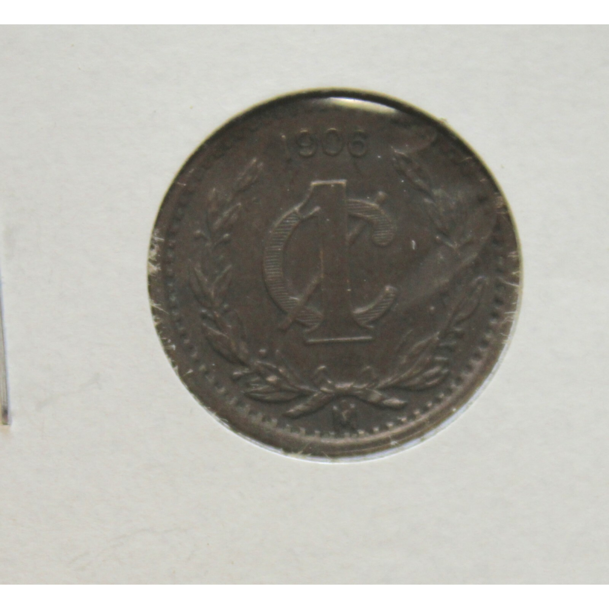 1906 Mexico ESTADOS UNIDOS MEXICANOS Centavo KM# 415 .  # 28