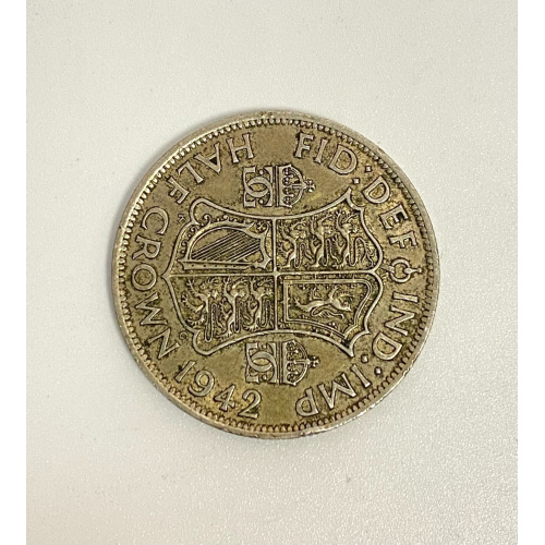 1942 Great Britain, Half Crown Silver coin