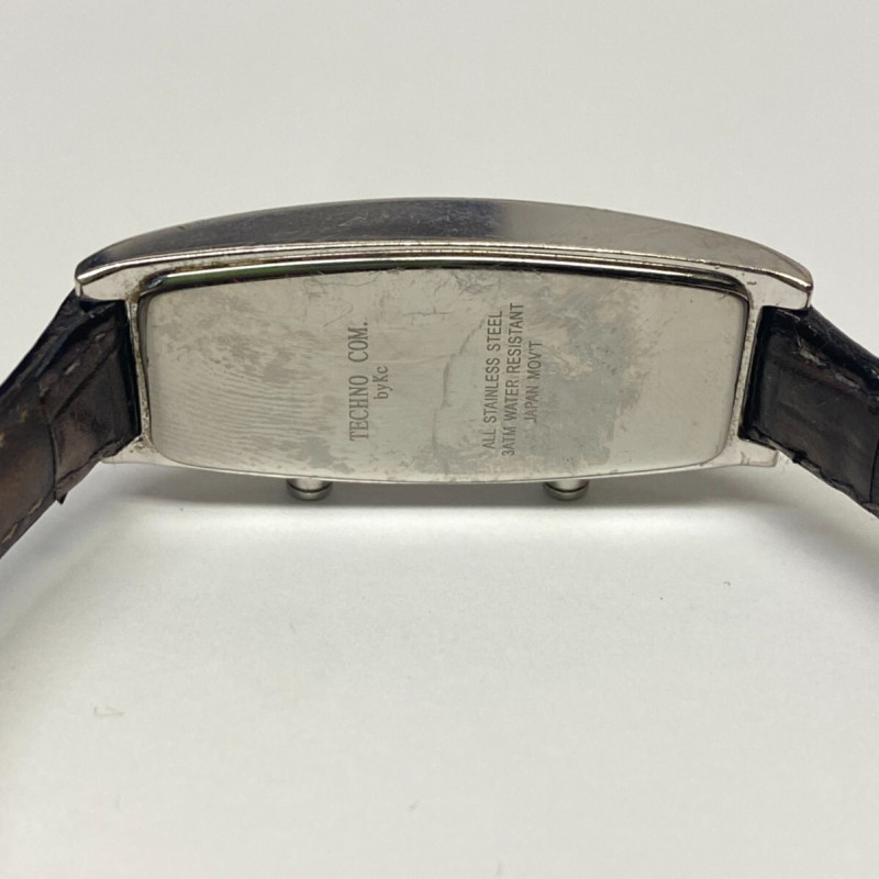 TECHNO COM BY KC Diamond Watch Japan Unusual Shape Pink Ladies Watch