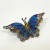 Vintage 800 Silver and Enamel Butterfly Pin