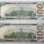 PMG FANCY LOW SERIAL NUMBER 100$ BILL 2013 MF00000959F MF00000960F