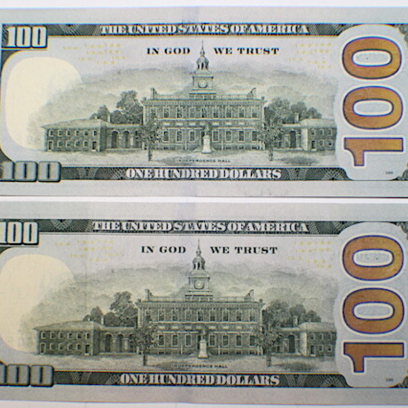 PMG FANCY LOW SERIAL NUMBER 100$ BILL 2013 MF00000959F MF00000960F