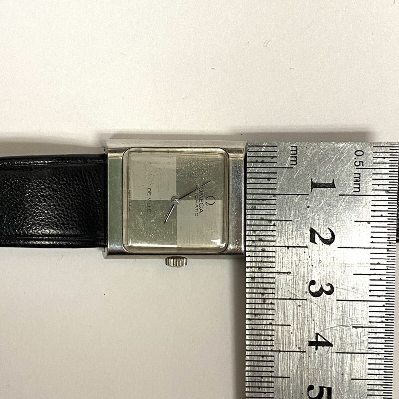 Omega De Ville Automatic 29×22mm Vintage Men's Watch Used Swiss Made