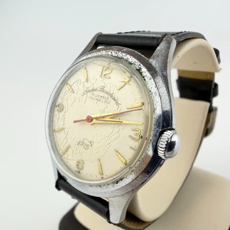 Vintage Men's André Bouchard 17 Jewels Incabloc Watch Anti-Magnetic