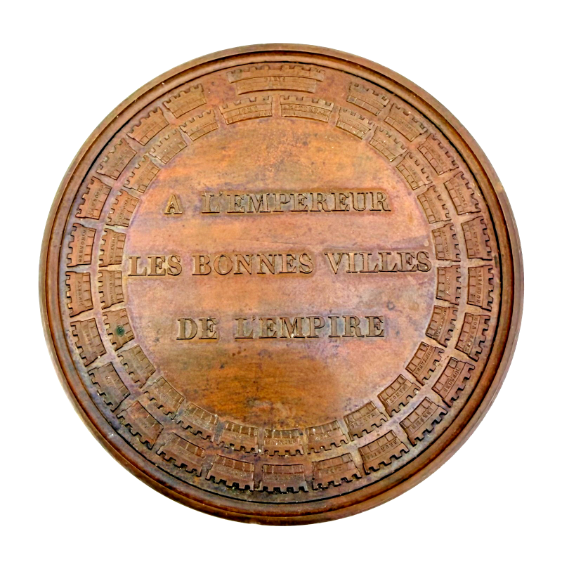 1811 FRANCE NAPOLEON BRONZE "KING OF ROME'S BAPTISM" MEDAL PARIS MINT