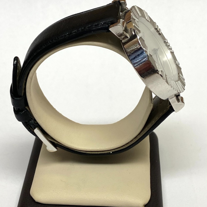 Tiffany & Co Atlas Large Sterling Silver Round Mechanical Watch Tiffany & Co Atlas Large Sterling Silver Round Mechanical Watch