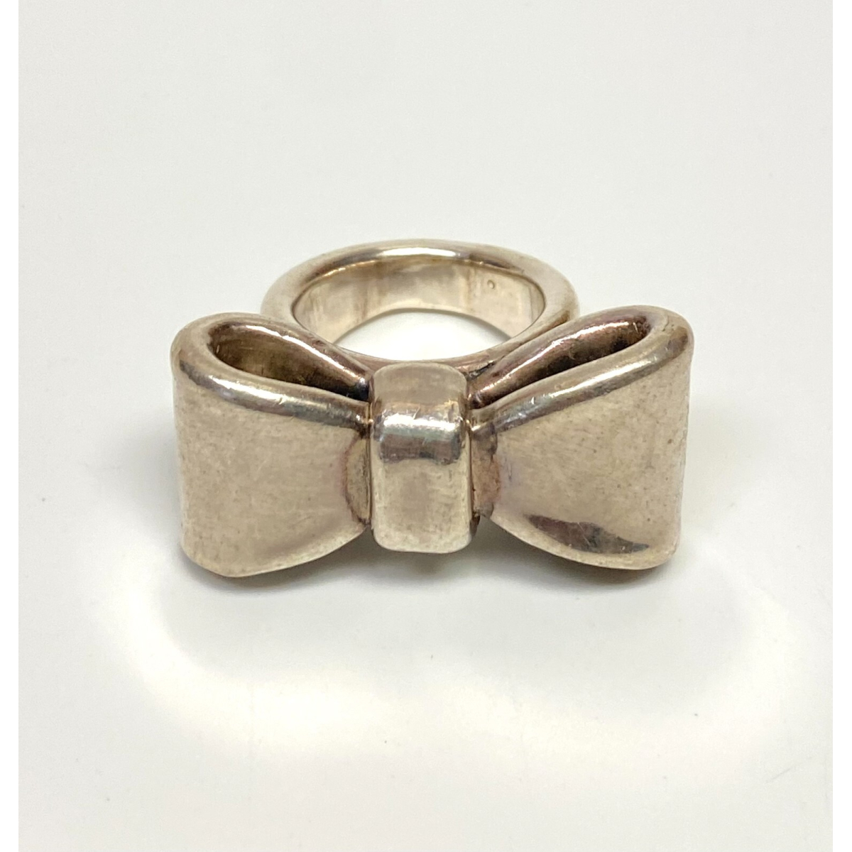 925 Made in Israel Silver Huge & Thick Bow Ring