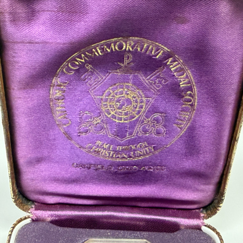 Rare Franklin Mint Prince Of Peace Catholic Commemorative Sterling Silver Medal