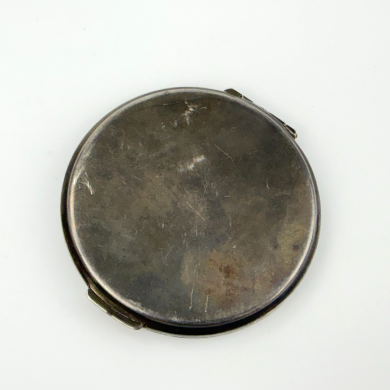 Vintage Sterling Silver Ladies Mirrored Compact Mexico Signed Diana