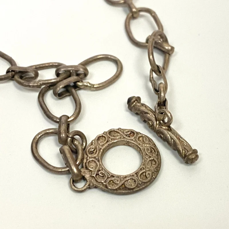 Antique Natural Labradoriten Necklace, Silver 900