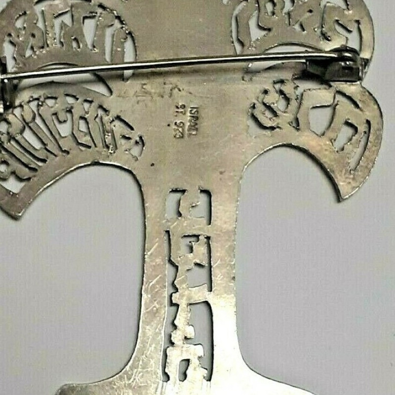 ISRAEL ST  Sterling Silver 925 Tree Of Life Brooch Pin