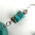 Vintage Navajo Style Natural Turquoise Beaded Dangle Earrings