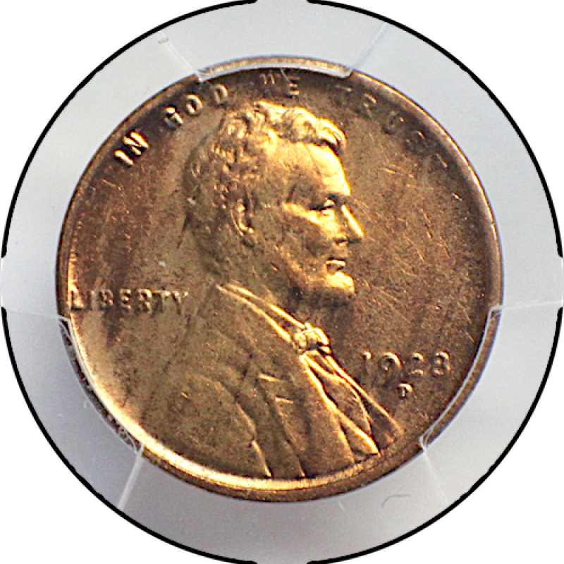 1928 D Wheat Penny Genuine - AU Details