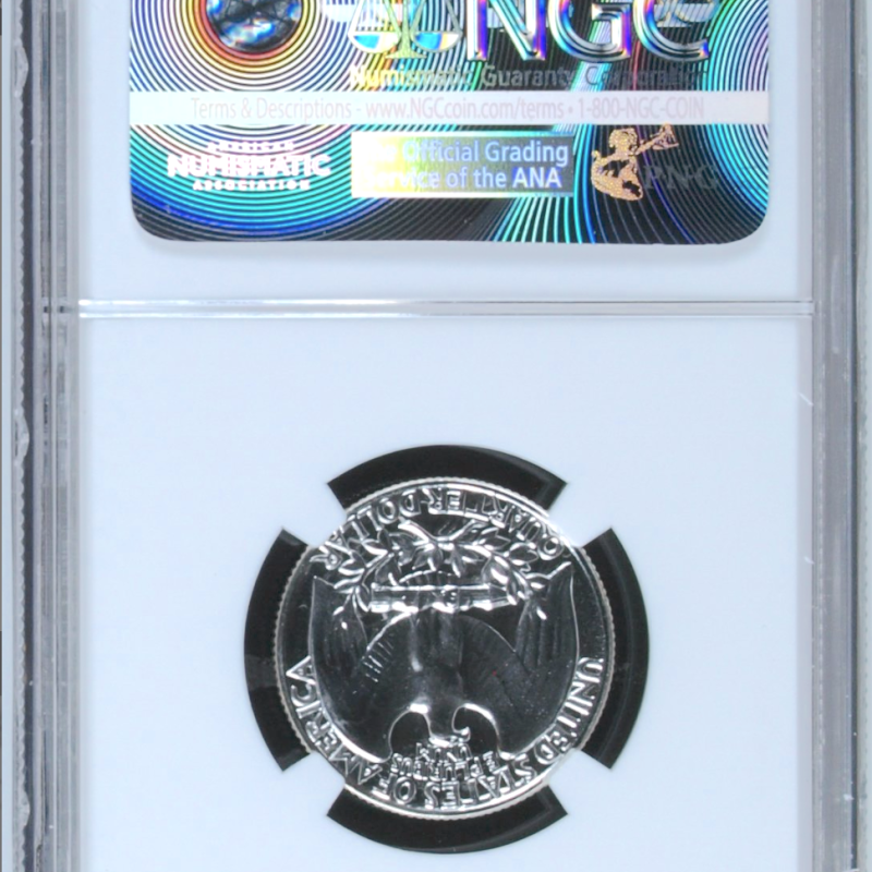 NGC 1963 George Washington 25c PF 68 