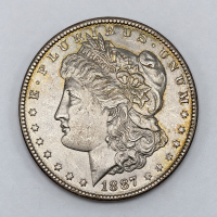 1887 $1 Morgan Dollar Silver BU Philadelphia #007 1887 $1 Morgan Dollar Silver BU Philadelphia #007