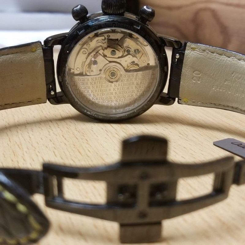 Krieger Gigantium Automatic Chronometer Limited Edition PVD Watch !!! Krieger Gigantium Automatic Chronometer Limited Edition PVD Watch !!!