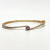 PAJ Gold Plated Amethyst Bangle Bracelet, BB CHINA