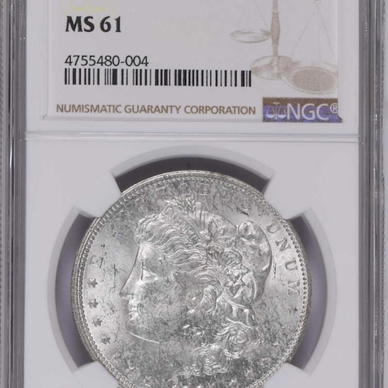 1904 0 $1 NGC MS 61 MORGAN SILVER DOLLAR ROTATED 1904 0 $1 NGC MS 61 MORGAN SILVER DOLLAR ROTATED